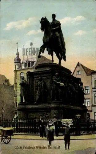 Ak Köln am Rhein, Friedrich Wilhelm Denkmal