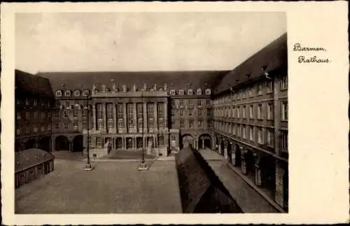 Ak Barmen Wuppertal, Rathaus