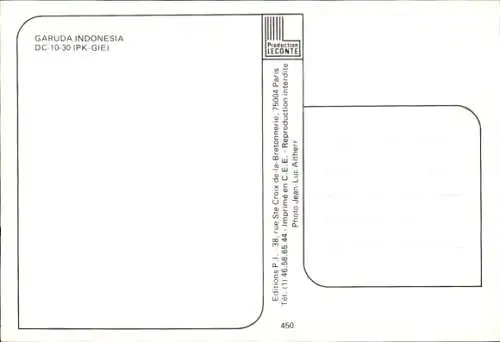 Ak Passagierflugzeug, DC-10-30, Garuda Indonesia