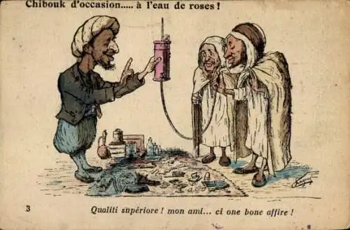 Künstler Ak Chibouk aus zweiter Hand mit Rosenwasser