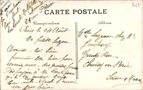 Ak Mädchen spielt mit einem Diabolo