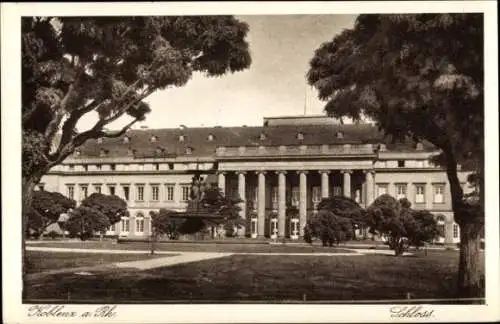 Ak Koblenz am Rhein, Schloss