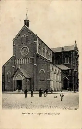 Ak Roubaix Nord, Kirche Sacré-Coeur