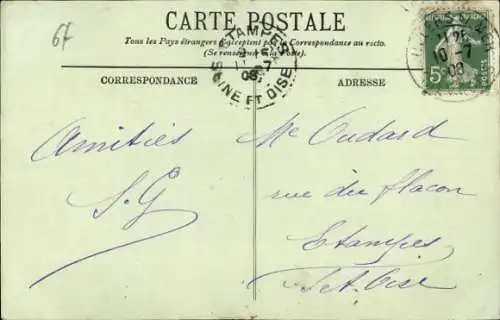 Ak Villers sur Mer Calvados, Casino, Digue