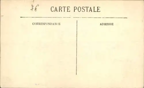 Ak Villers sur Mer Calvados, Digue et Etablissement des Bains par gros temps