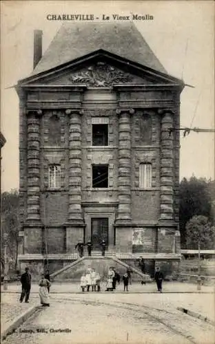 Ak Charleville Mézières Ardennes, Le Vieux Moulin sur la Meuse