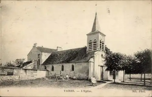 Ak Vaires Seine et Marne, Kirche