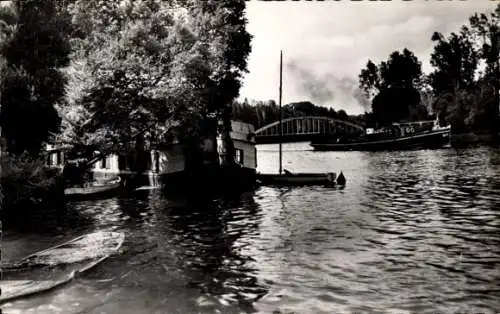 Ak Veneux les Sablons Seine et Marne, Seine