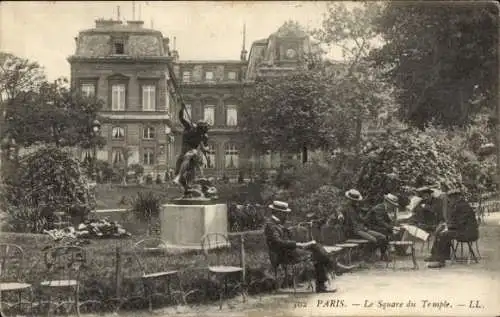 Ak Paris III, Square du Temple