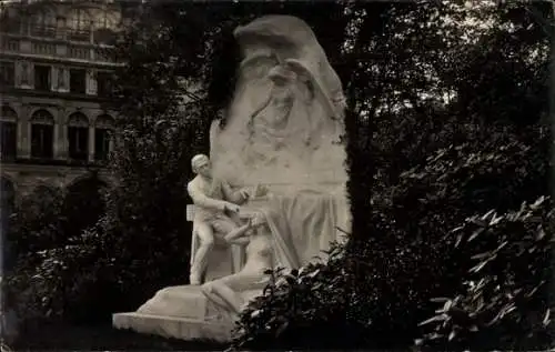 Ak Paris VIIIe Élysée, Denkmal für Frédéric Chopin