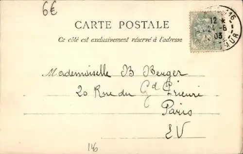 Ak Paris V, Arenes Romaines, Rue Monge