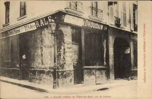 Ak Paris IV, Rue de Venise, ehemaliges Kabarett von l'Epee-de Bois