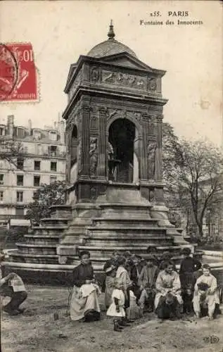 Ak Paris I Île de la Cité, Fontaine des Innocents