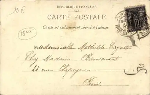 Ak Paris VIIIe Élysée, Russische Kirche