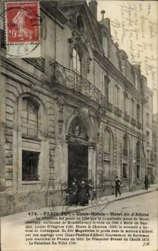 Ak Paris IV, Hotel dit d'Albret