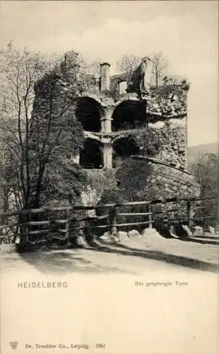 Ak Heidelberg am Neckar, Der gesprengte Turm