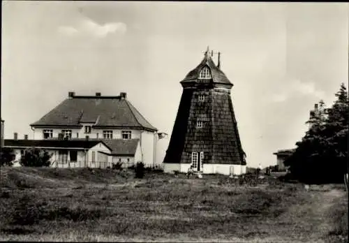 Ak Insel Hiddensee in der Ostsee, Kloster, Vitte, Turm