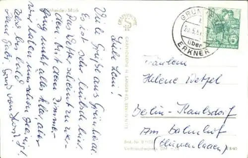 Ak Grünheide in der Mark, Landschaftsmotiv