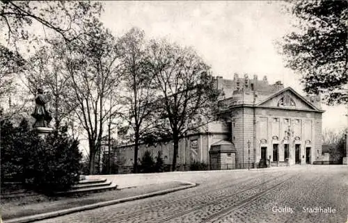 Ak Görlitz in der Lausitz, Stadthalle