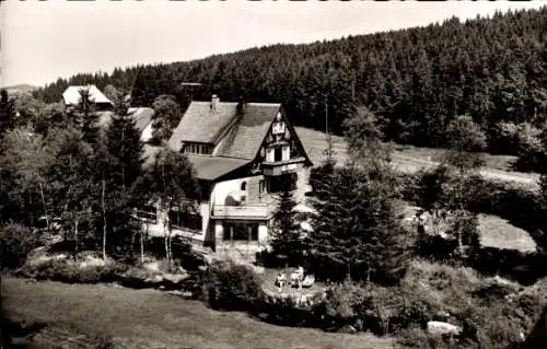 Ak Schönwald im Schwarzwald, Hotel Pension Inselklause