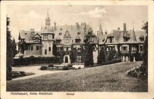 Ak Holzhausen Kreis Kirchhain Rauischholzhausen Ebsdorfergrund Hessen, Schloss