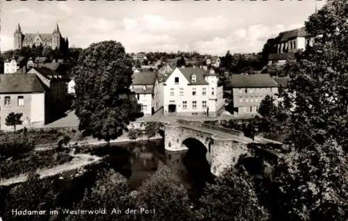 Ak Hadamar im Westerwald Hessen, An der Post