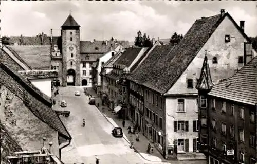 Ak Villingen im Schwarzwald, Obere Straße mit Obertor