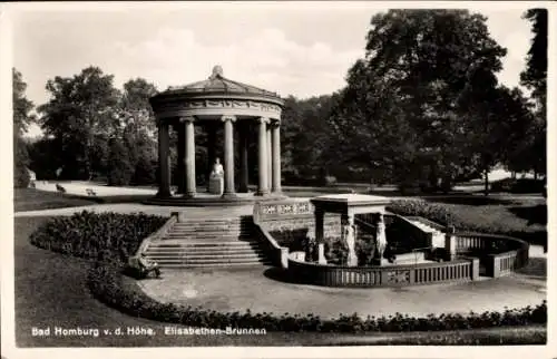 Ak Bad Homburg vor der Höhe Hessen, Elisabethen-Brunnen