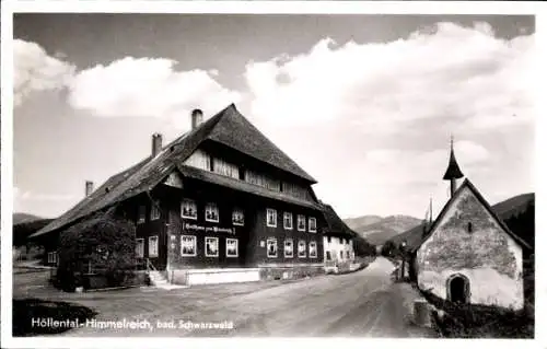 Ak Himmelreich Kirchzarten im Schwarzwald, Gasthaus zum Himmelreich im Höllental