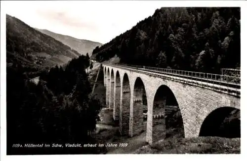 Ak Breitnau im Schwarzwald, Höllental, Ravenna Viadukt