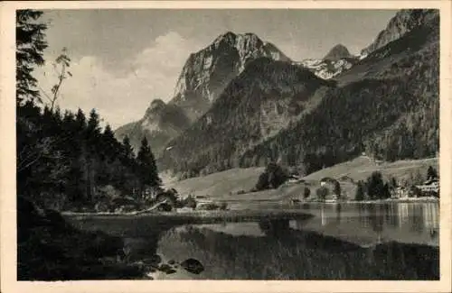 Ak Ramsau im Berchtesgadener Land Oberbayern, Hintersee