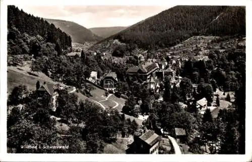 Ak Bad Wildbad im Schwarzwald, Panorama