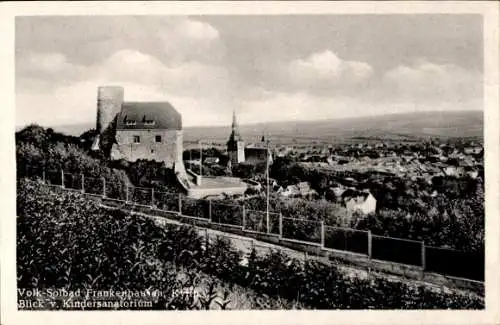 Ak Bad Frankenhausen am Kyffhäuser Thüringen, Blick von Kindersanatorium