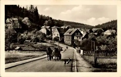 Ak Finsterbergen Friedrichroda im Thüringer Wald, Karlstraße