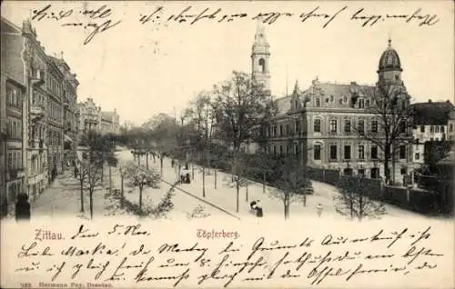 Ak Zittau in Sachsen, Töpferberg
