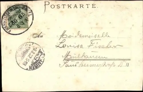 Präge Wappen Litho Freiburg im Breisgau, Münster