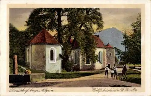 Ak Oberstdorf im Oberallgäu, Wallfahrtskirche St. Loretto