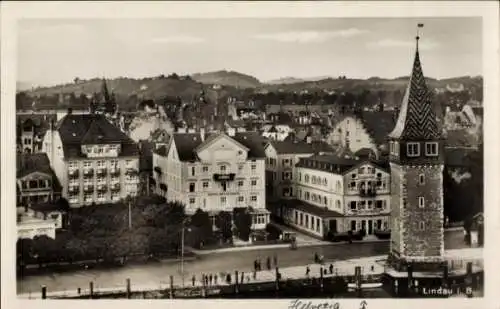 Ak Lindau am Bodensee Schwaben, Teilansicht