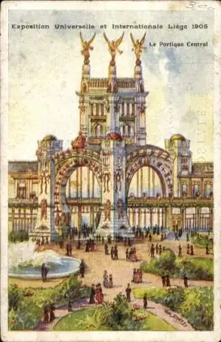 Ak Liège Lüttich Wallonien, Weltausstellung 1905, Haupttor