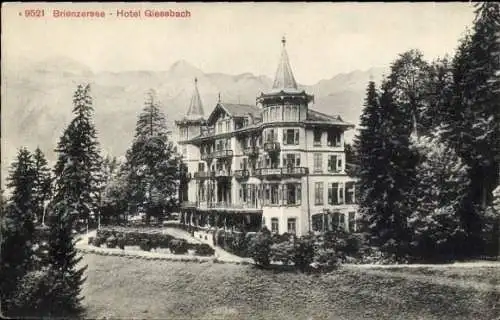 Ak Giessbach am Brienzersee Kanton Bern, Hotel Giessbach