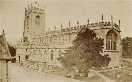 Ak Gloucestershire England, Sankt Peterskirche