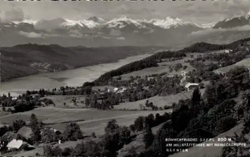 Ak Kärnten, Panorama, Millstätter See mit Reiseckgruppe