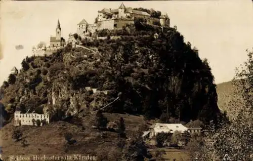 Ak Hochosterwitz Sankt Georgen am Längsee Kärnten, Burg Hochosterwitz