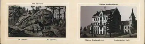 kleines Heft mit 16 zusammenhängende Lithos Bilder " Thüringen"