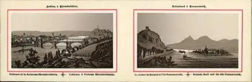 Album mit 12 zusammenhängende Lithos Bilder " Rhein"