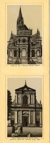 Album mit 11 zusammenhängende Lithos Bilder " Caen"