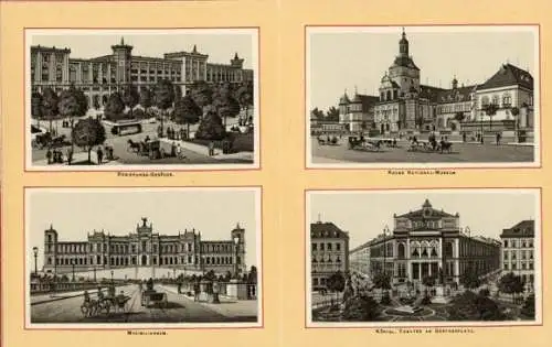 Album mit 15 Lithos AK von München