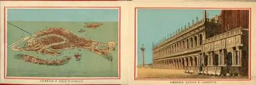 Album mit 12 Lithos Ak Venezia Venedig Veneto