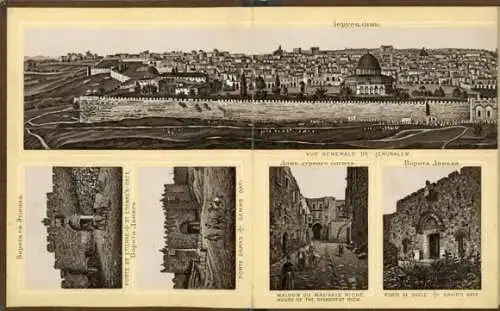 Album mit 10 Lithos Bilder von Jerusalem 