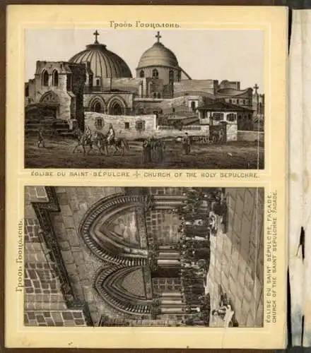 Album mit 10 Lithos Bilder von Jerusalem 